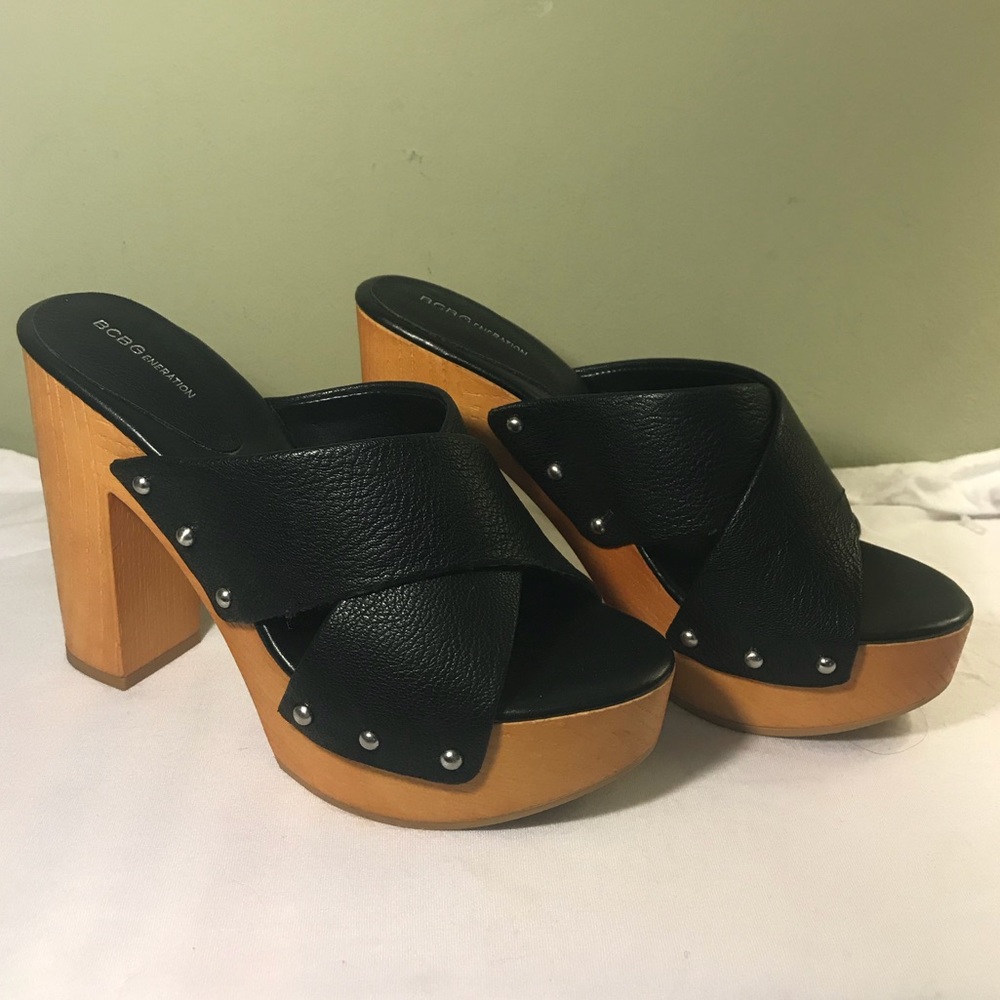 BCBGeneration Kota Black Heels Never Worn!